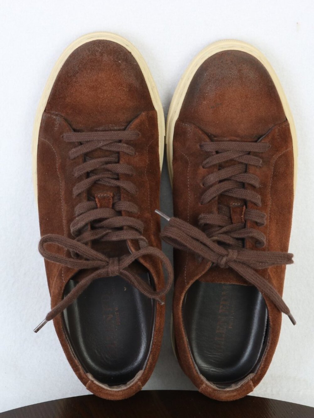 Allen Edmonds Men's "CANAL COURT" Men's Sneakers 13 D Brown Suede